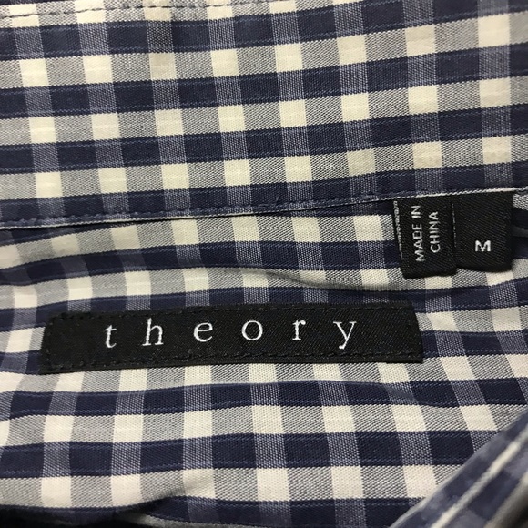 theory Brand Men’s Button down. NEW - Picture 3 of 3